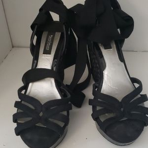 Ankle strap wedges